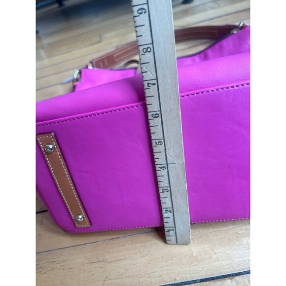 Dooney & Bourke McKenzie Bubblegum Pink Large Hobo Bag Purse Handbag - Picture 11 of 12